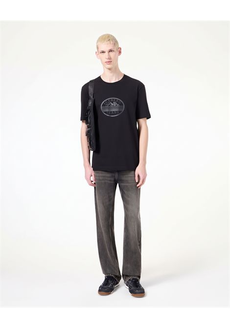 T-shirt in jersey con stampa nero ICEBERG | F015 P4009000